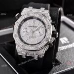 Audemars Piguet Royal Oak Offshore Diver Iced Out Watches Rubber Strap